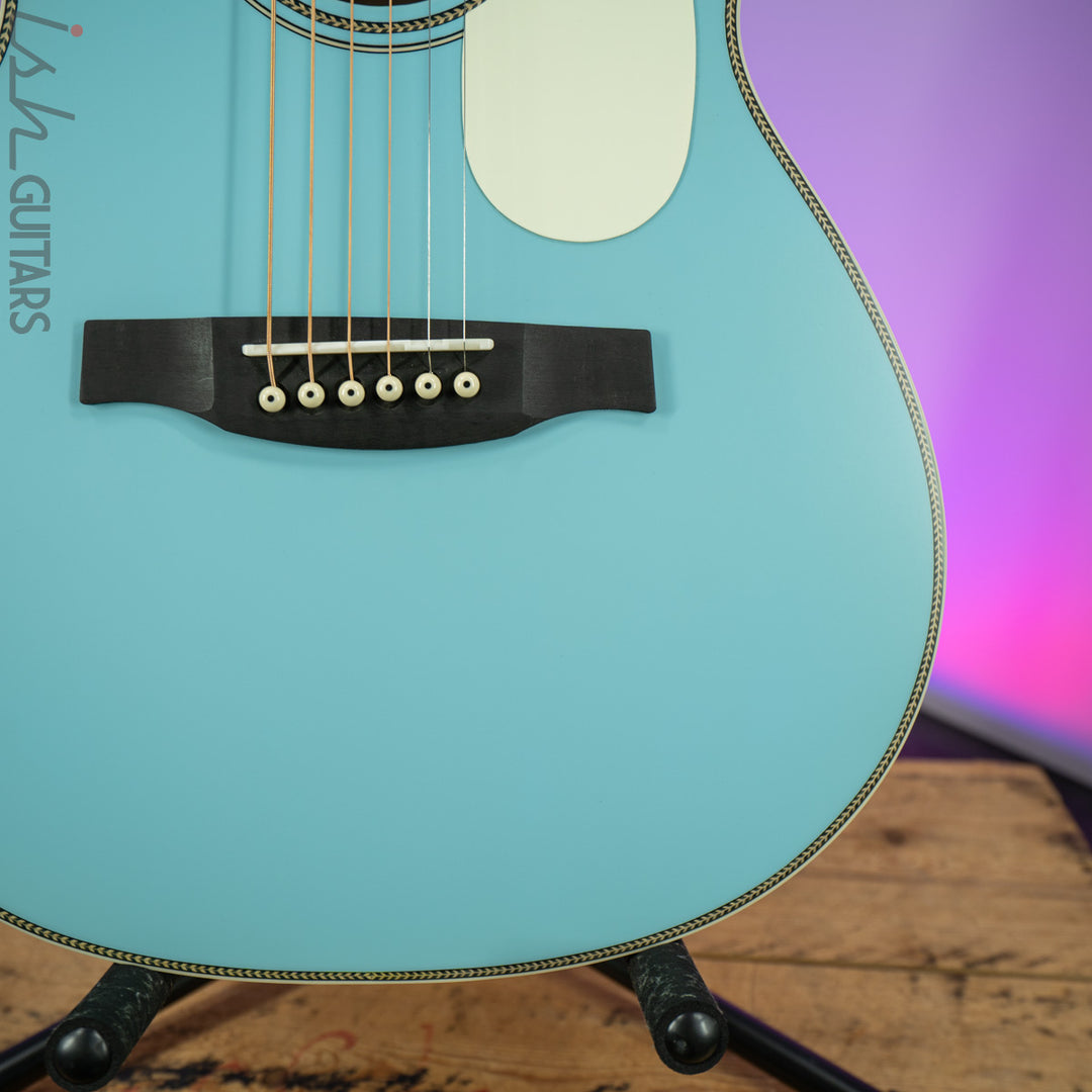 PRS SE P20E Parlor Acoustic Electric Powder Blue
