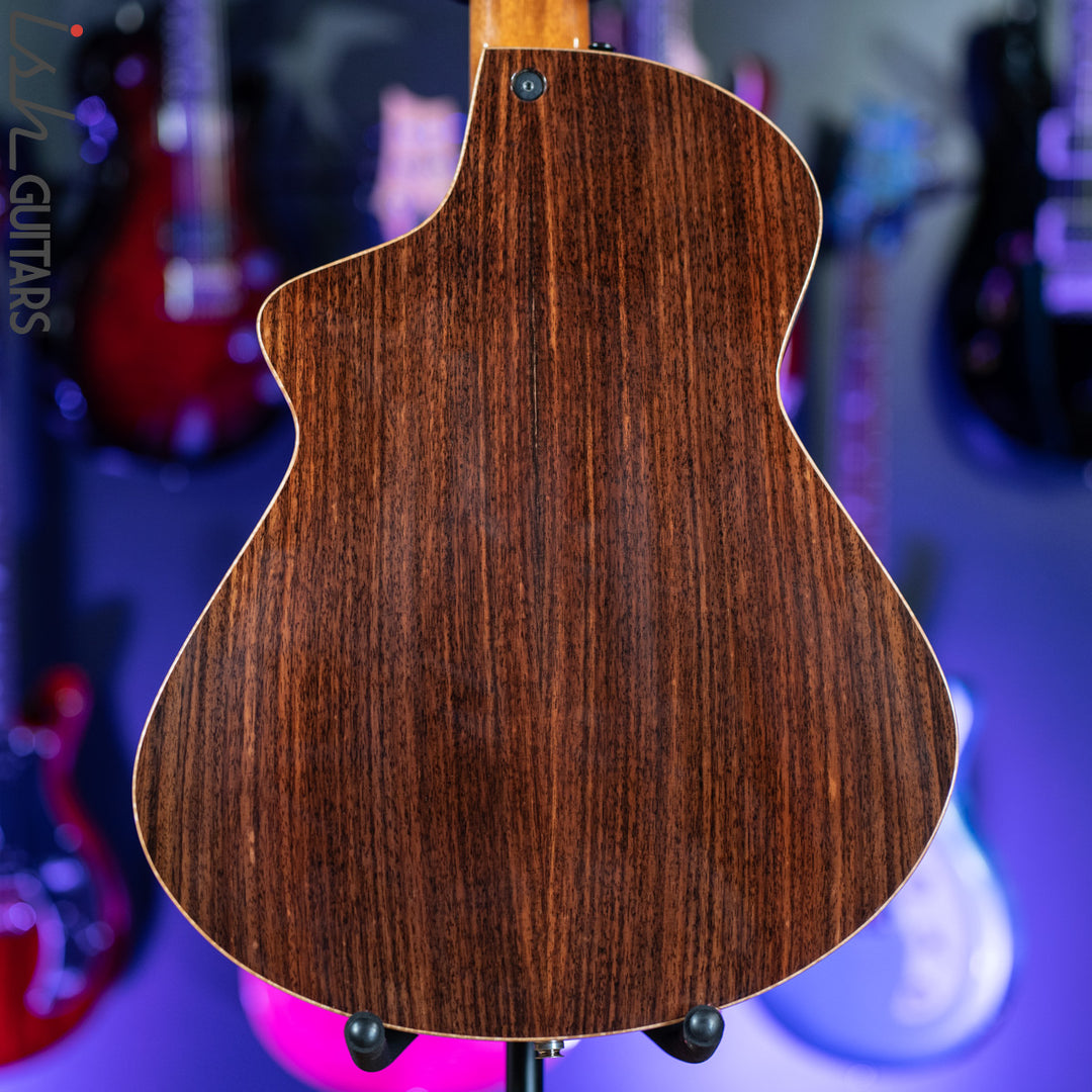 Veillette Acoustic 5 String Bass Guitar Brazilian Rosewood Tobacco Sunburst