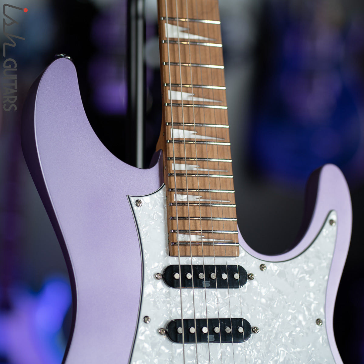 Ibanez MAR10 Mario Camarena Lavender Metallic Matte – Ish Guitars