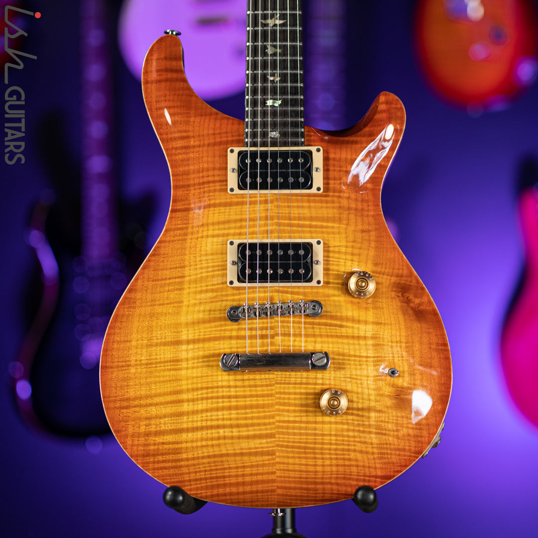 1989 PRS Custom 24 RARE Factory 2 Piece Stoptail 10 Top Sunburst