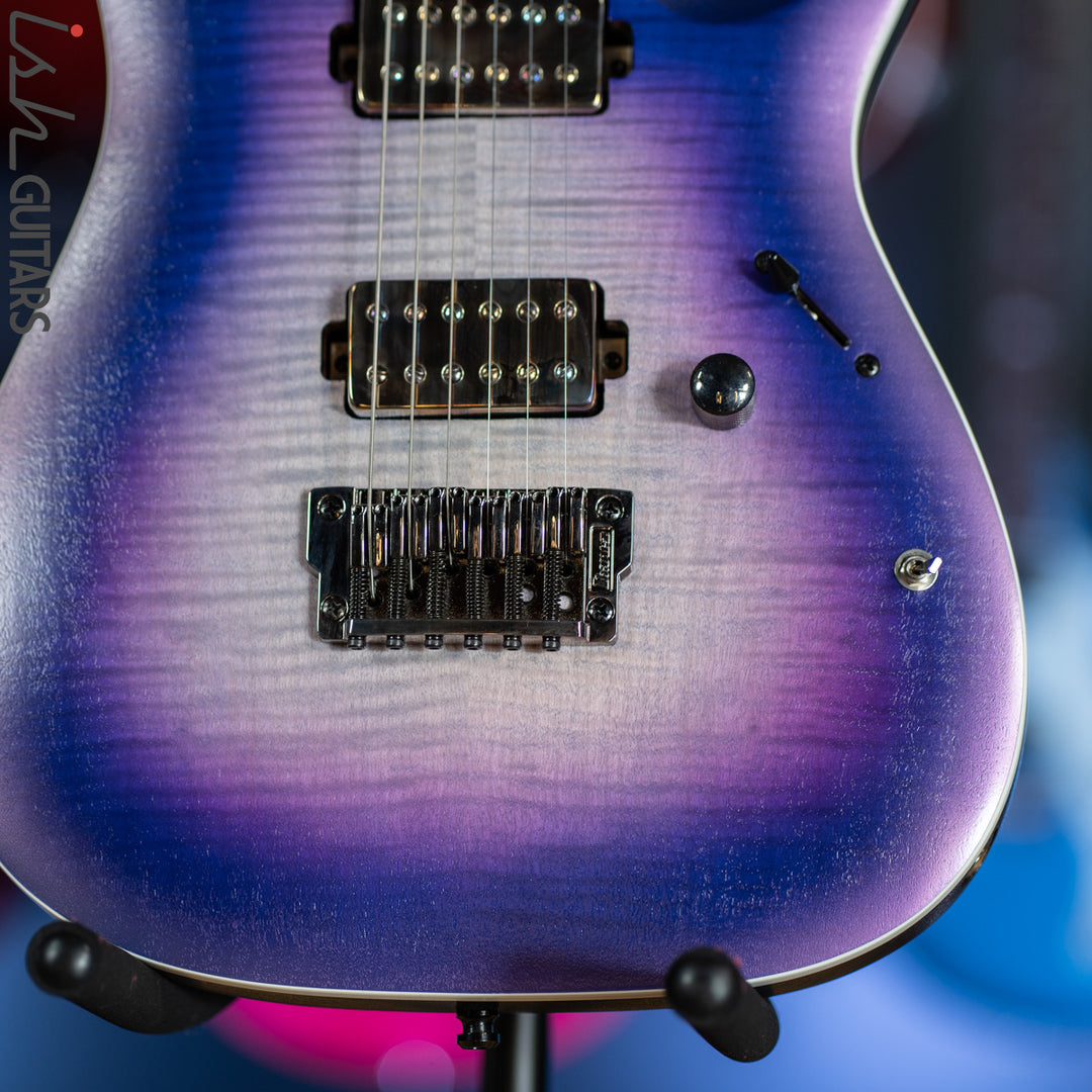 Ibanez Axion Label RGA61AL Indigo Aurora Burst Flat