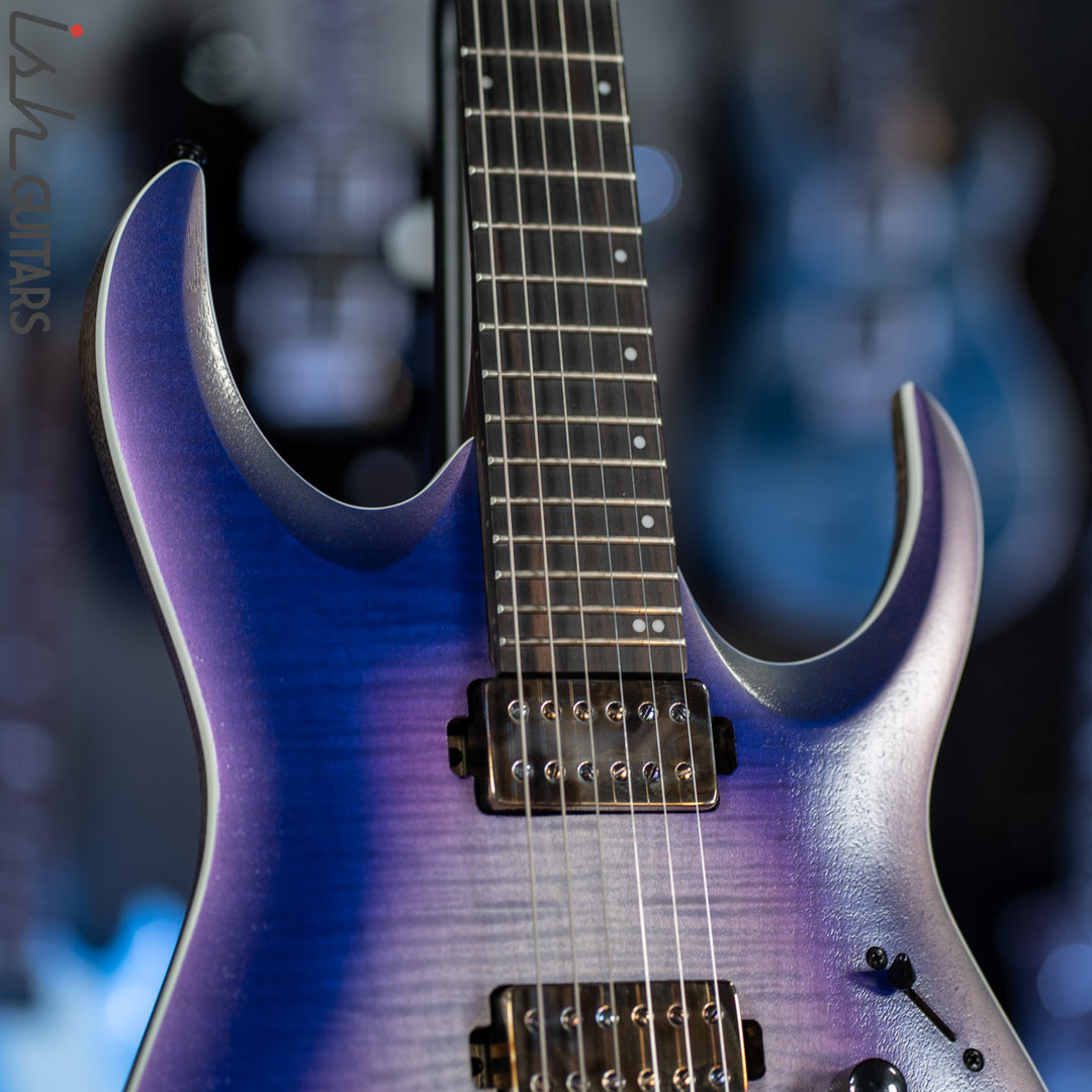 Ibanez Axion Label RGA61AL Indigo Aurora Burst Flat