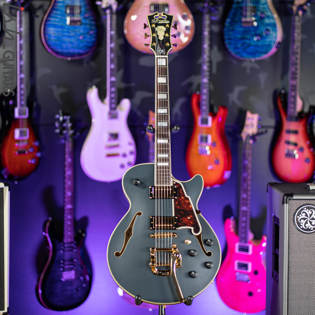 2016 D’Angelico Deluxe Signed by Bob Weir SS Signature Matte Stone