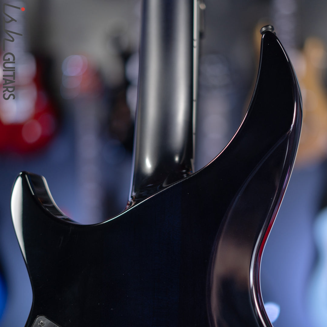 2022 ESP E-II Horizon III Flame Maple Reindeer Blue Gloss