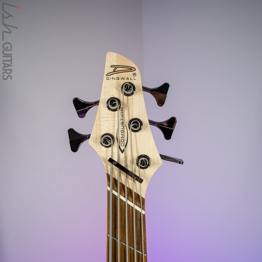 Dingwall 10th Anniversary Combustion 5-String 2 PUP Amethystburst Pau Ferro Fretboard B-Stock