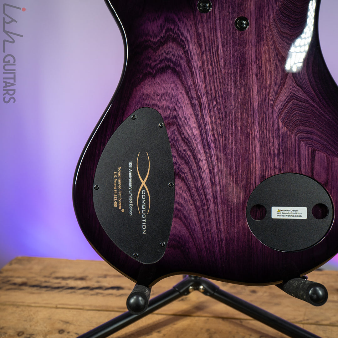 Dingwall 10th Anniversary Combustion 5-String 2 PUP Amethystburst Pau Ferro Fretboard B-Stock