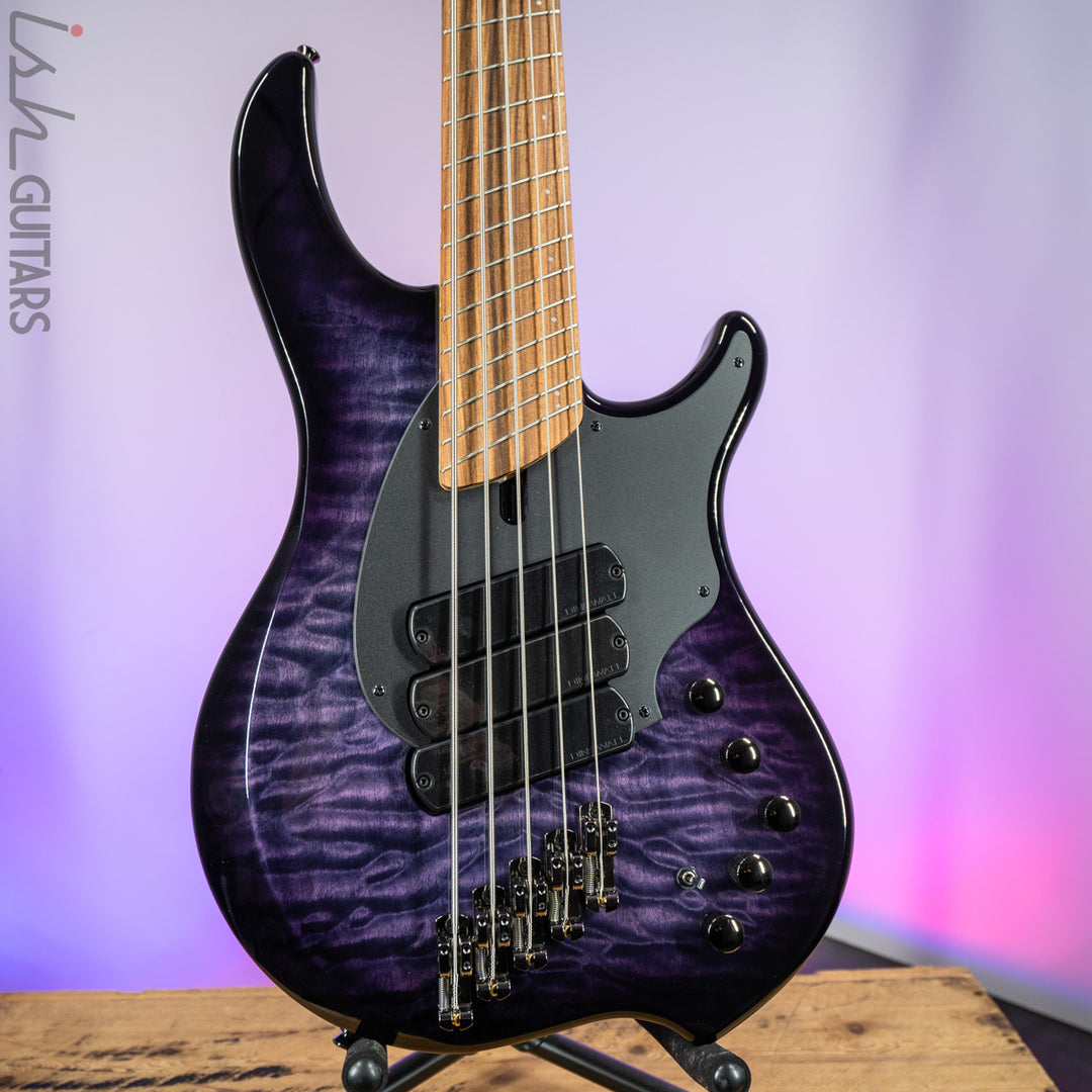 Dingwall 10th Anniversary Combustion 5-String 3 PUP Amethystburst Pau Ferro Fretboard