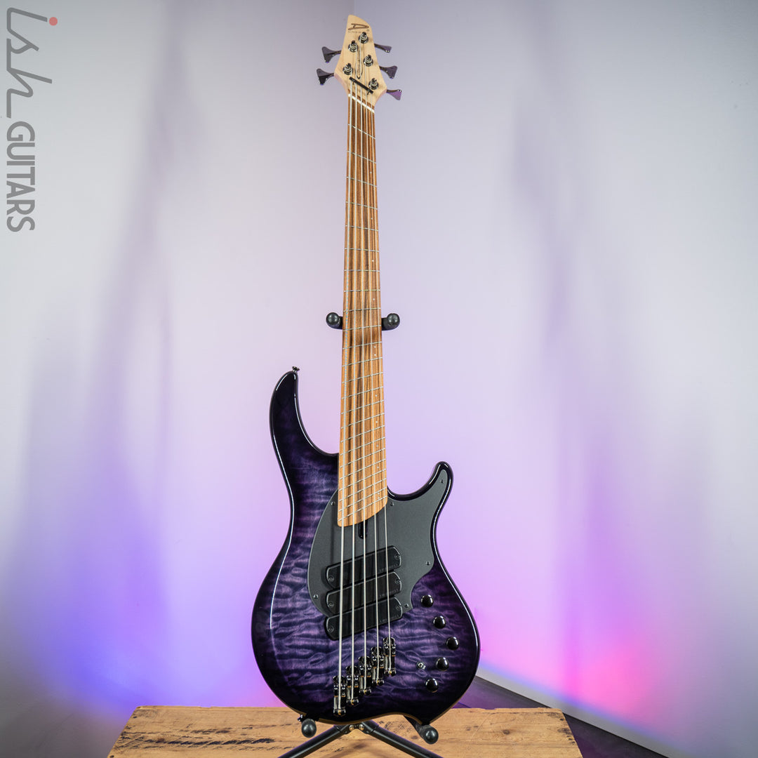 Dingwall 10th Anniversary Combustion 5-String 3 PUP Amethystburst Pau Ferro Fretboard