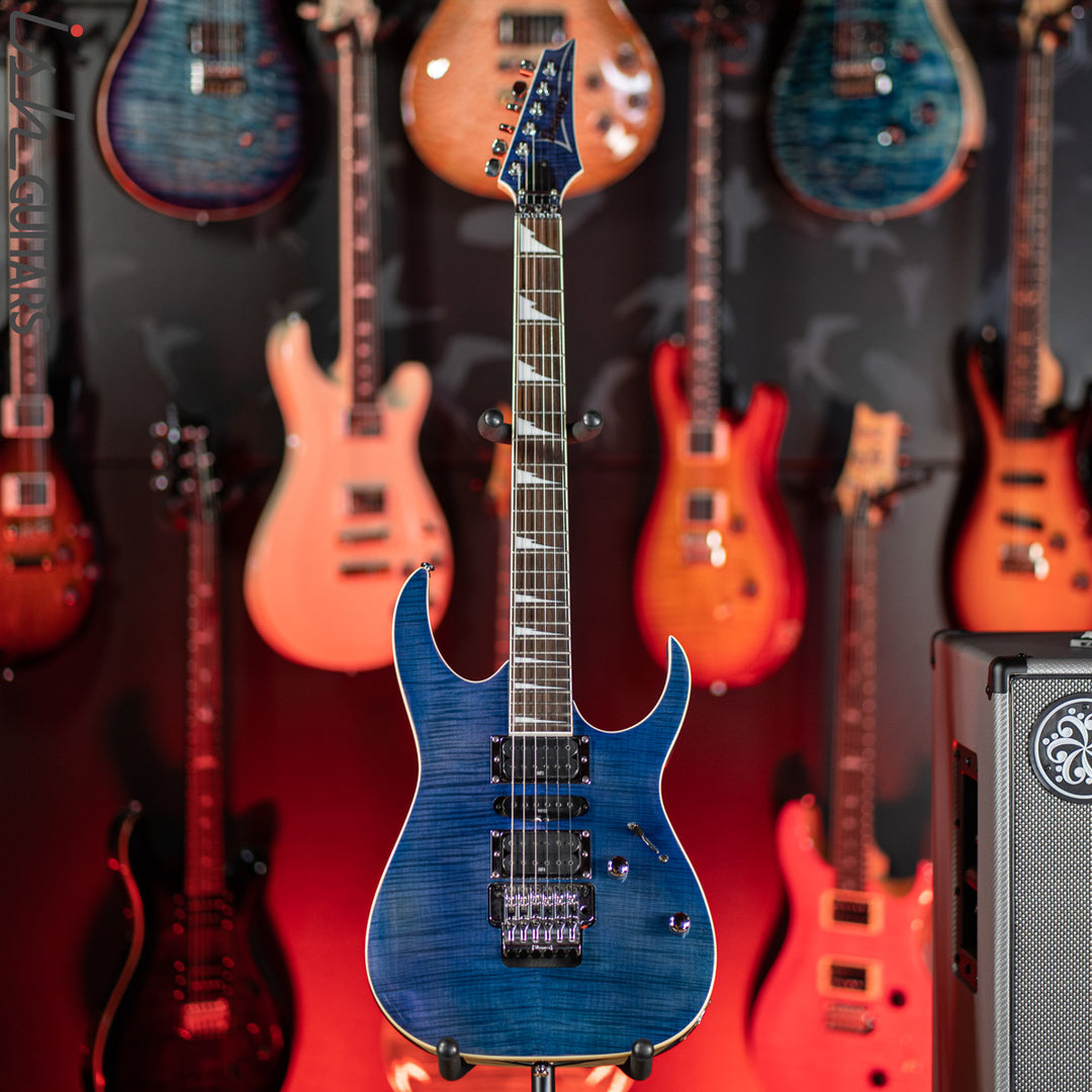 2018 Ibanez RG4EXFM1 Transparent Blue