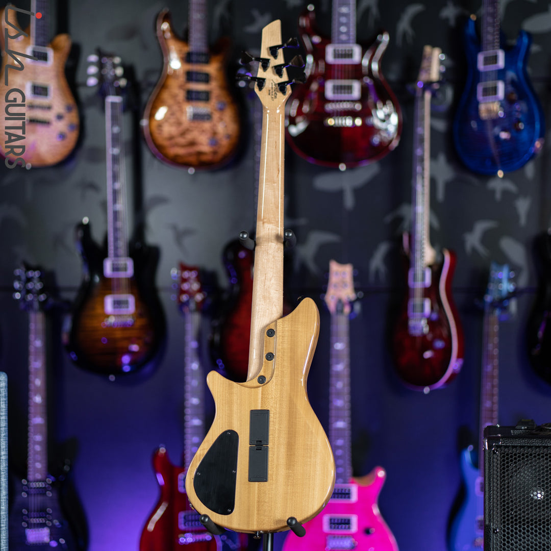 Veillette Singlecut 5 Custom Semi Hollow Buckeye Burl
