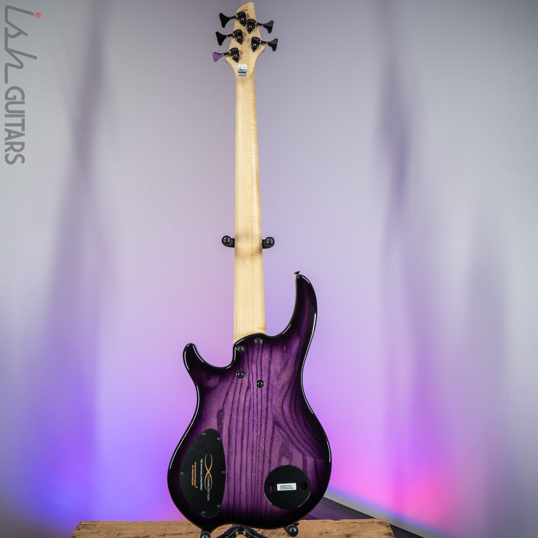 Dingwall 10th Anniversary Combustion 5-String 3 PUP Amethystburst Pau Ferro Fretboard