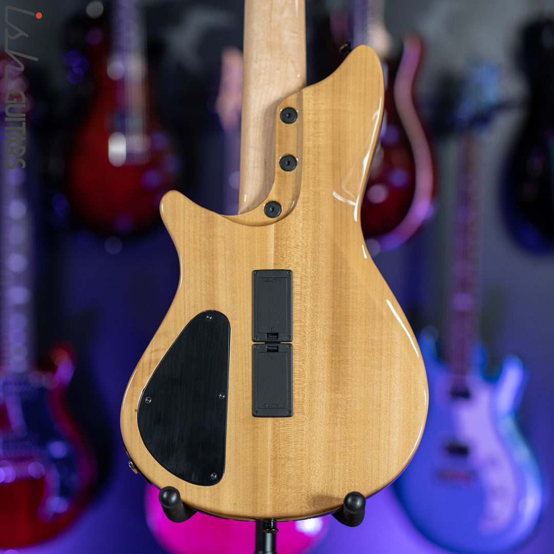 Veillette Singlecut 5 Custom Semi Hollow Buckeye Burl