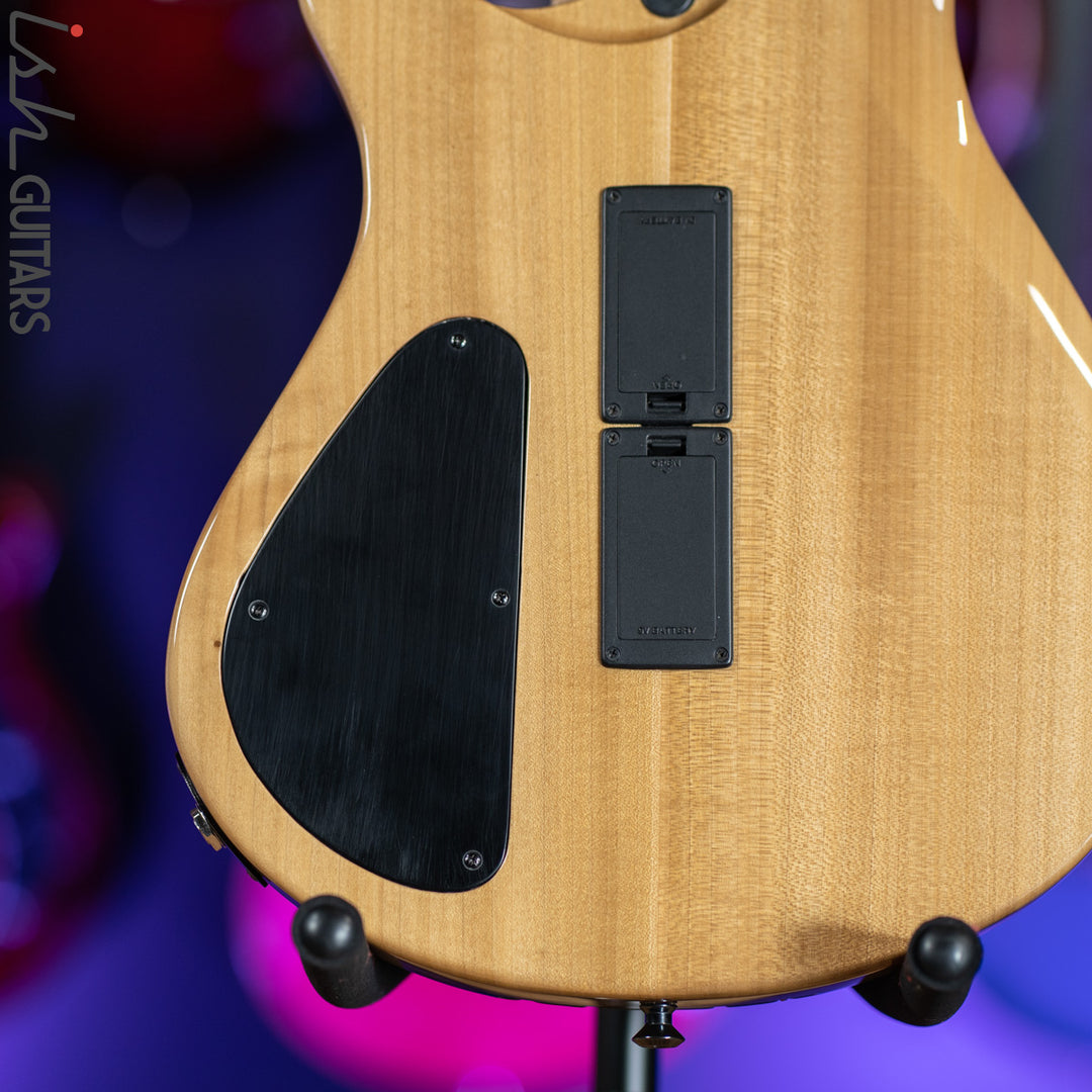 Veillette Singlecut 5 Custom Semi Hollow Buckeye Burl