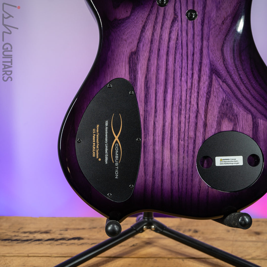 Dingwall 10th Anniversary Combustion 5-String 3 PUP Amethystburst Pau Ferro Fretboard