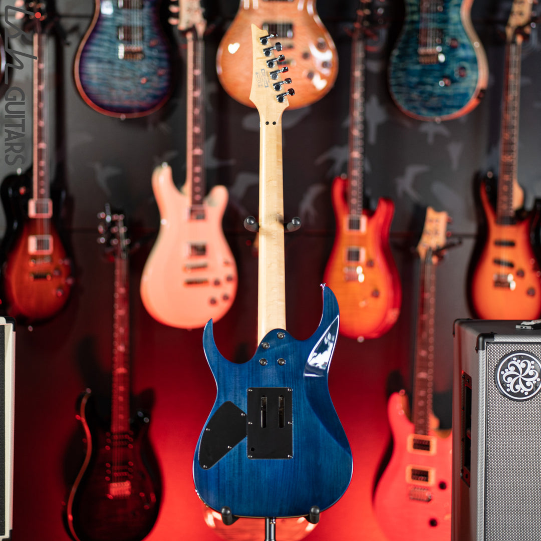 2018 Ibanez RG4EXFM1 Transparent Blue