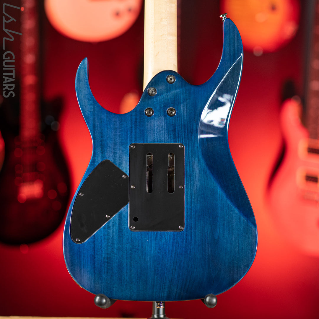 2018 Ibanez RG4EXFM1 Transparent Blue