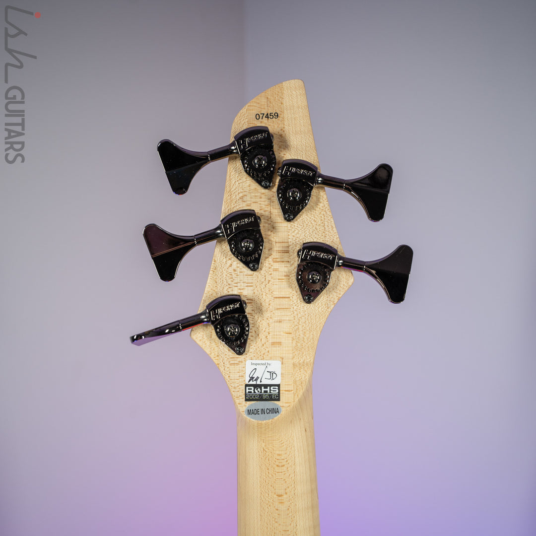 Dingwall 10th Anniversary Combustion 5-String 3 PUP Amethystburst Pau Ferro Fretboard