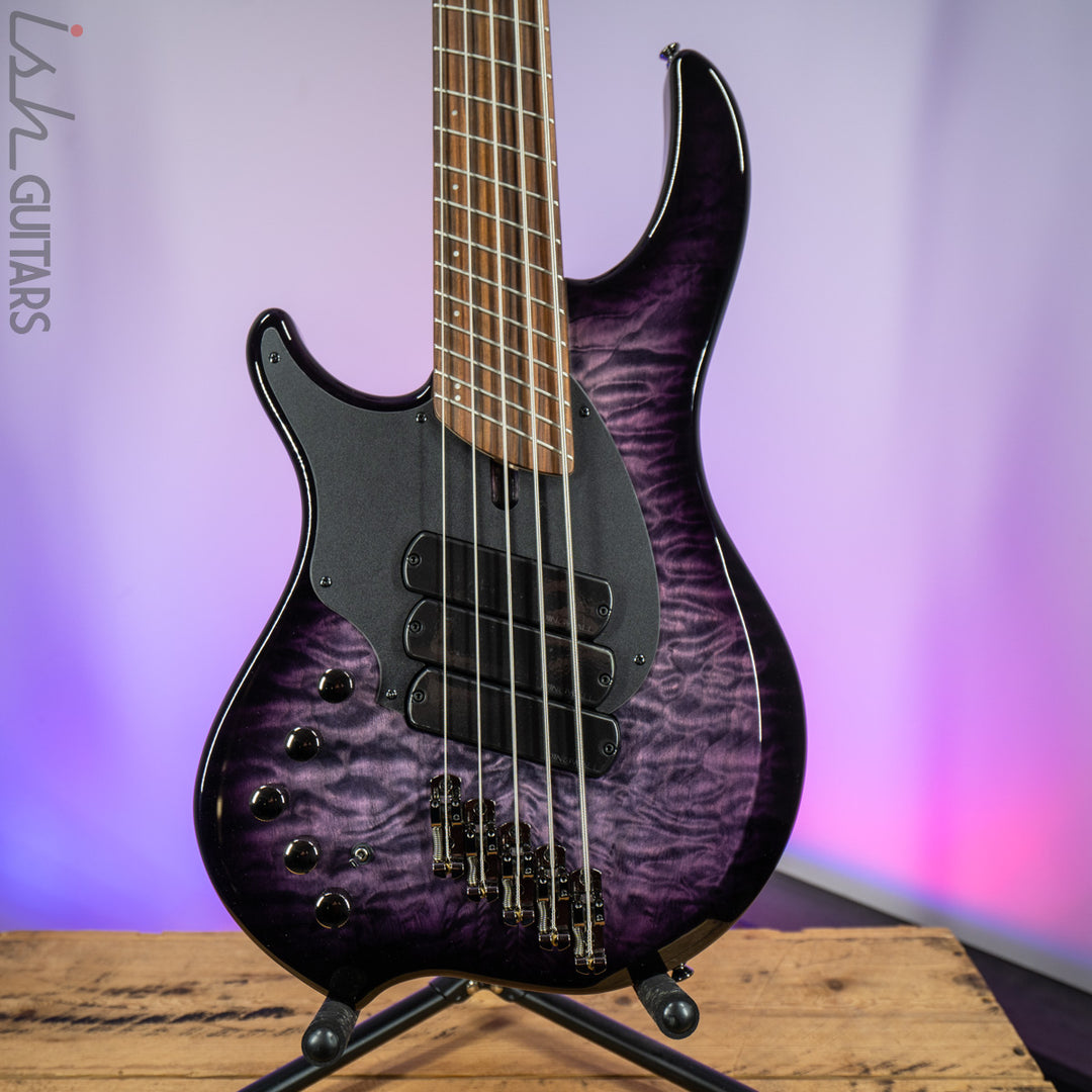Dingwall 10th Anniversary Combustion LEFT HANDED 5-String 3 PUP Amethystburst Pau Ferro Fretboard