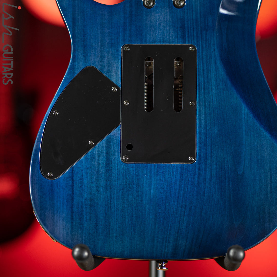 2018 Ibanez RG4EXFM1 Transparent Blue