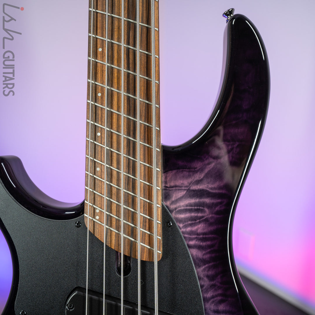 Dingwall 10th Anniversary Combustion LEFT HANDED 5-String 3 PUP Amethystburst Pau Ferro Fretboard