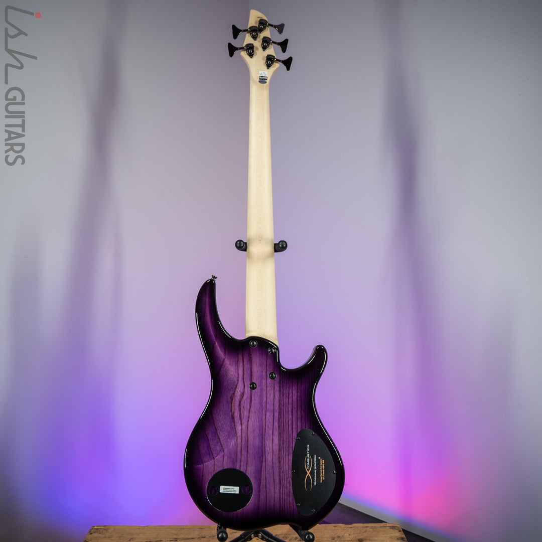 Dingwall 10th Anniversary Combustion LEFT HANDED 5-String 3 PUP Amethystburst Pau Ferro Fretboard