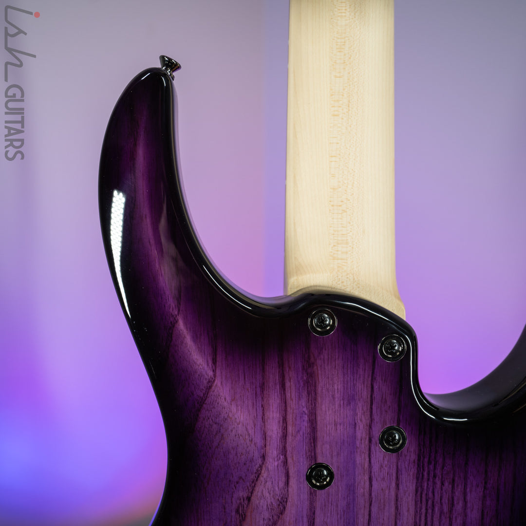 Dingwall 10th Anniversary Combustion LEFT HANDED 5-String 3 PUP Amethystburst Pau Ferro Fretboard