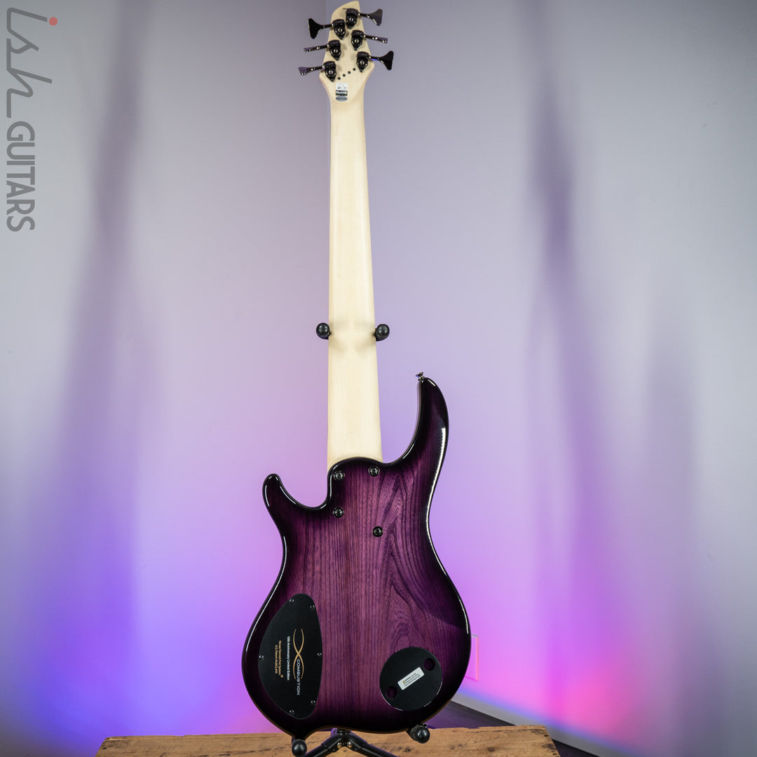 Dingwall 10th Anniversary Combustion 6-String 3 PUP Amethystburst Pau Ferro Fretboard