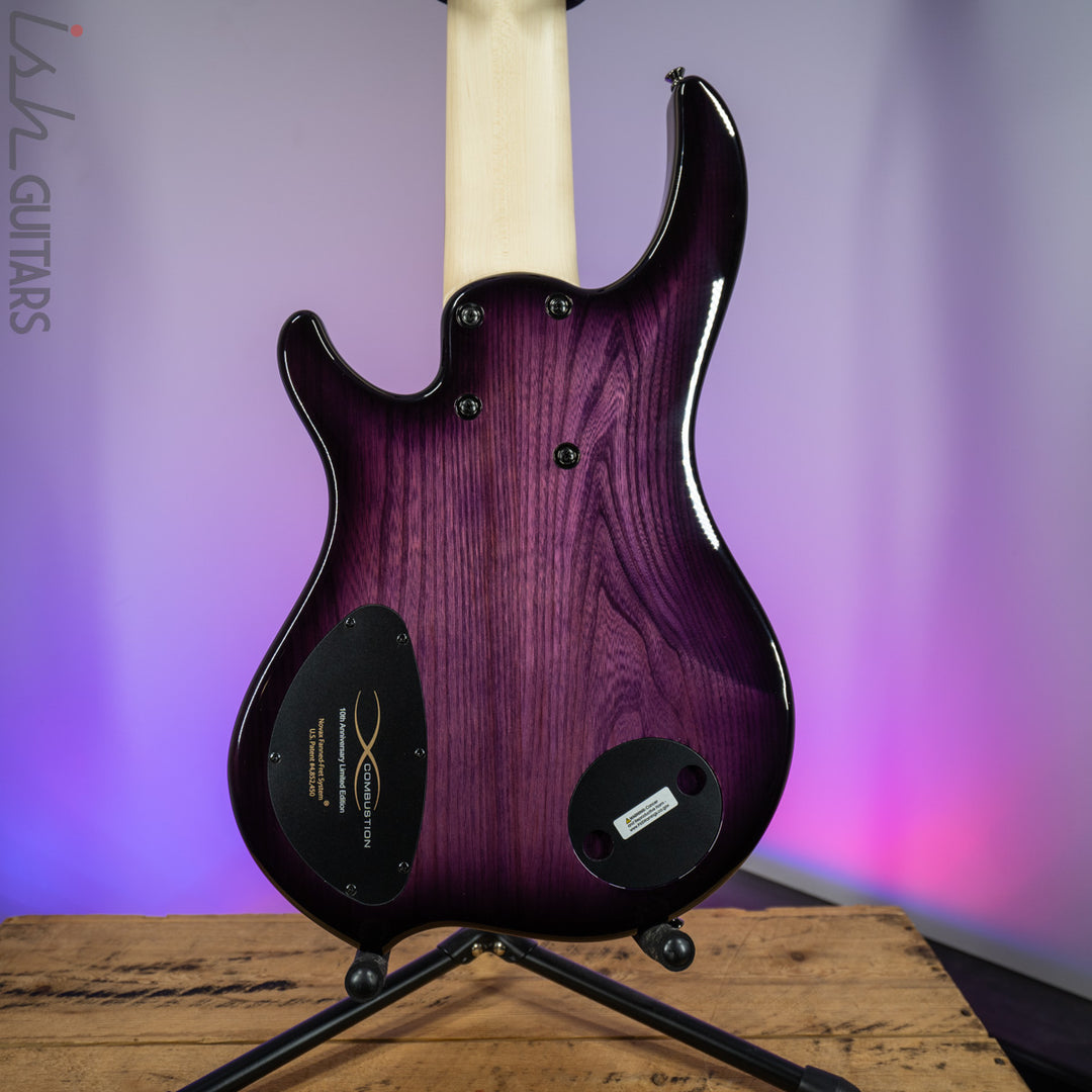 Dingwall 10th Anniversary Combustion 6-String 3 PUP Amethystburst Pau Ferro Fretboard