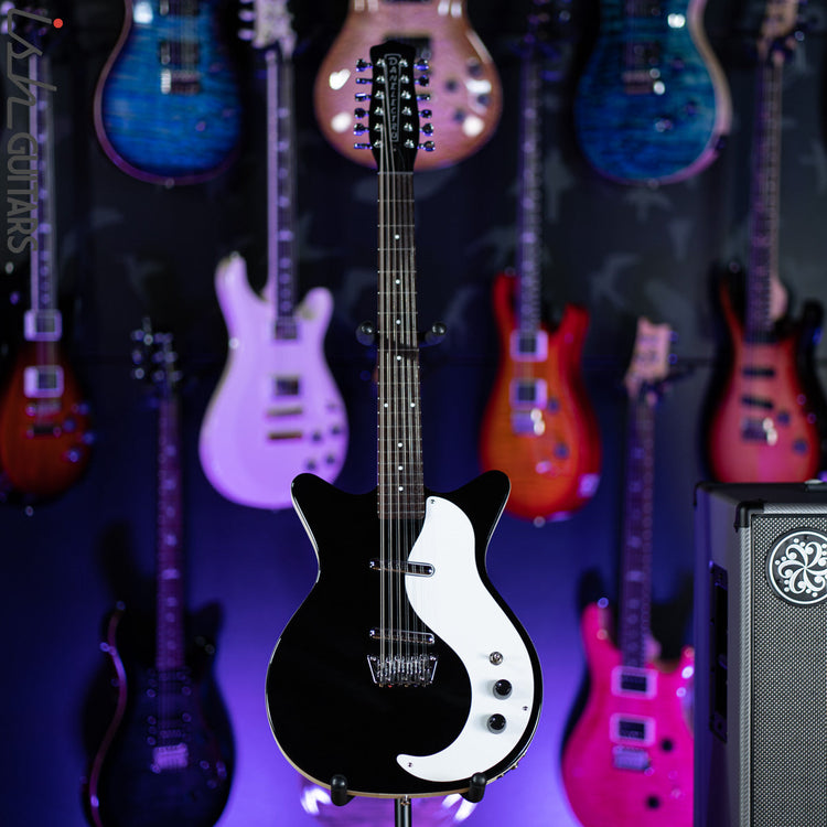 Danelectro 12SDC 12-String Electric Guitar Black – Ish Guitars