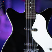 Danelectro 12SDC 12-String Electric Guitar Black