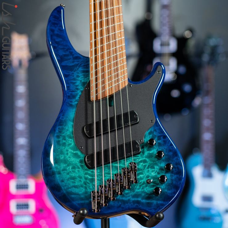 Dingwall Combustion 2-PUP 6-String Bass Whalepoolburst Pao Ferro Fretboard