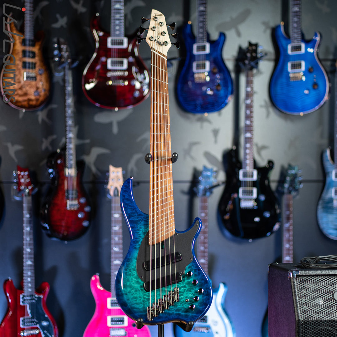 Dingwall Combustion 2-PUP 6-String Bass Whalepoolburst Pao Ferro Fretboard