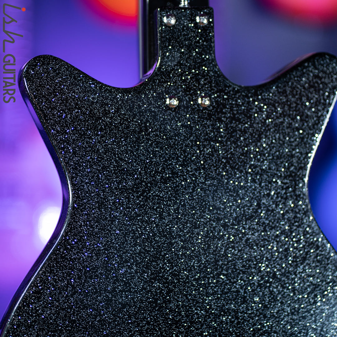 Danelectro 59x12 12-String Electric Guitar Black Metalflake