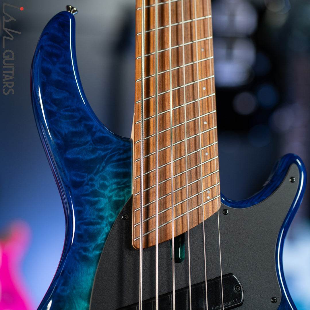 Dingwall Combustion 2-PUP 6-String Bass Whalepoolburst Pao Ferro Fretboard