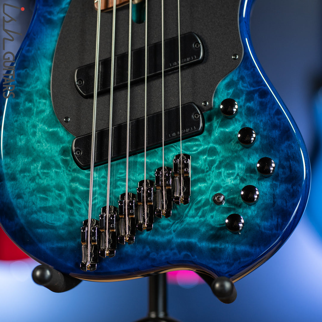 Dingwall Combustion 2-PUP 6-String Bass Whalepoolburst Pao Ferro Fretboard