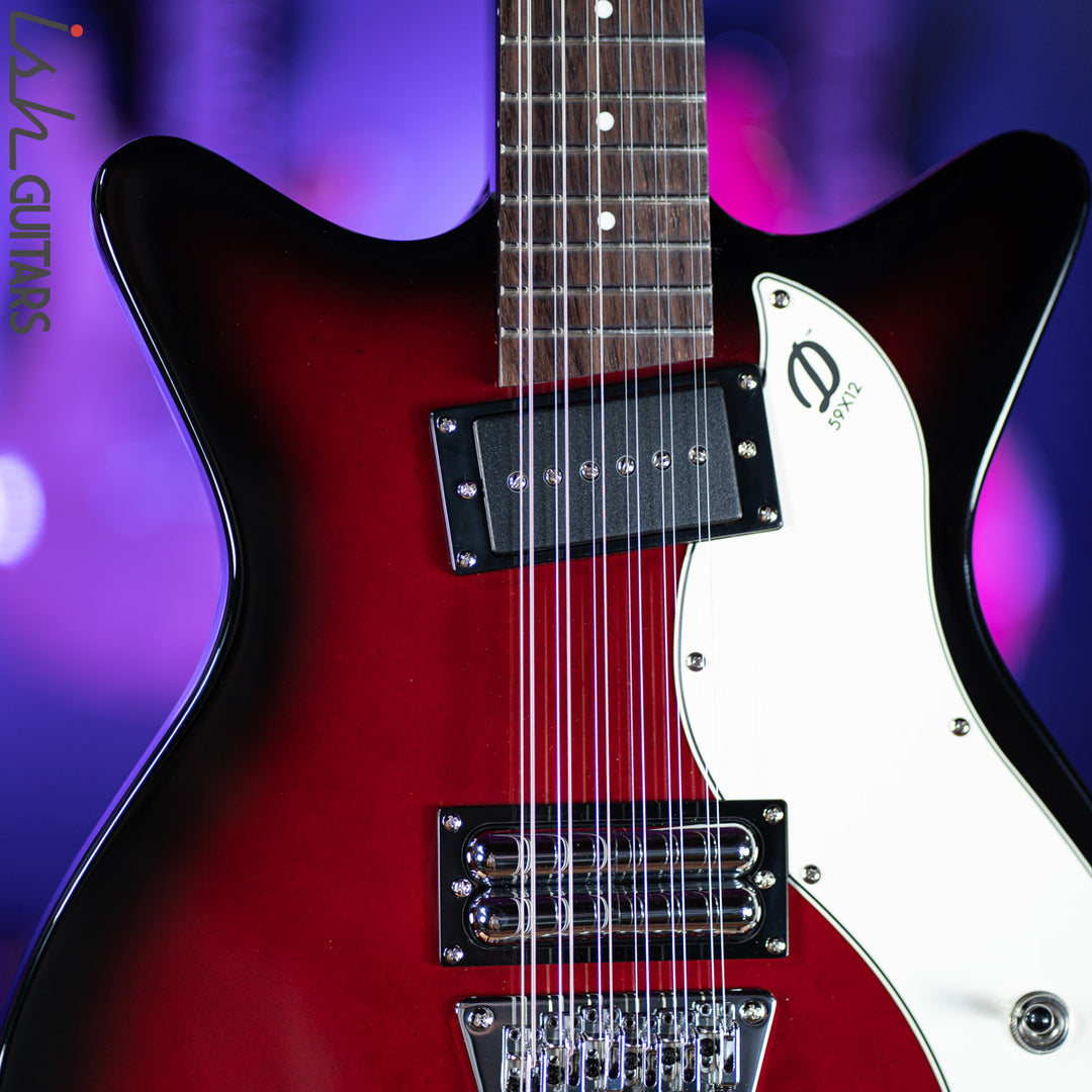 Danelectro 59x12 12-String Electric Guitar Red Burst
