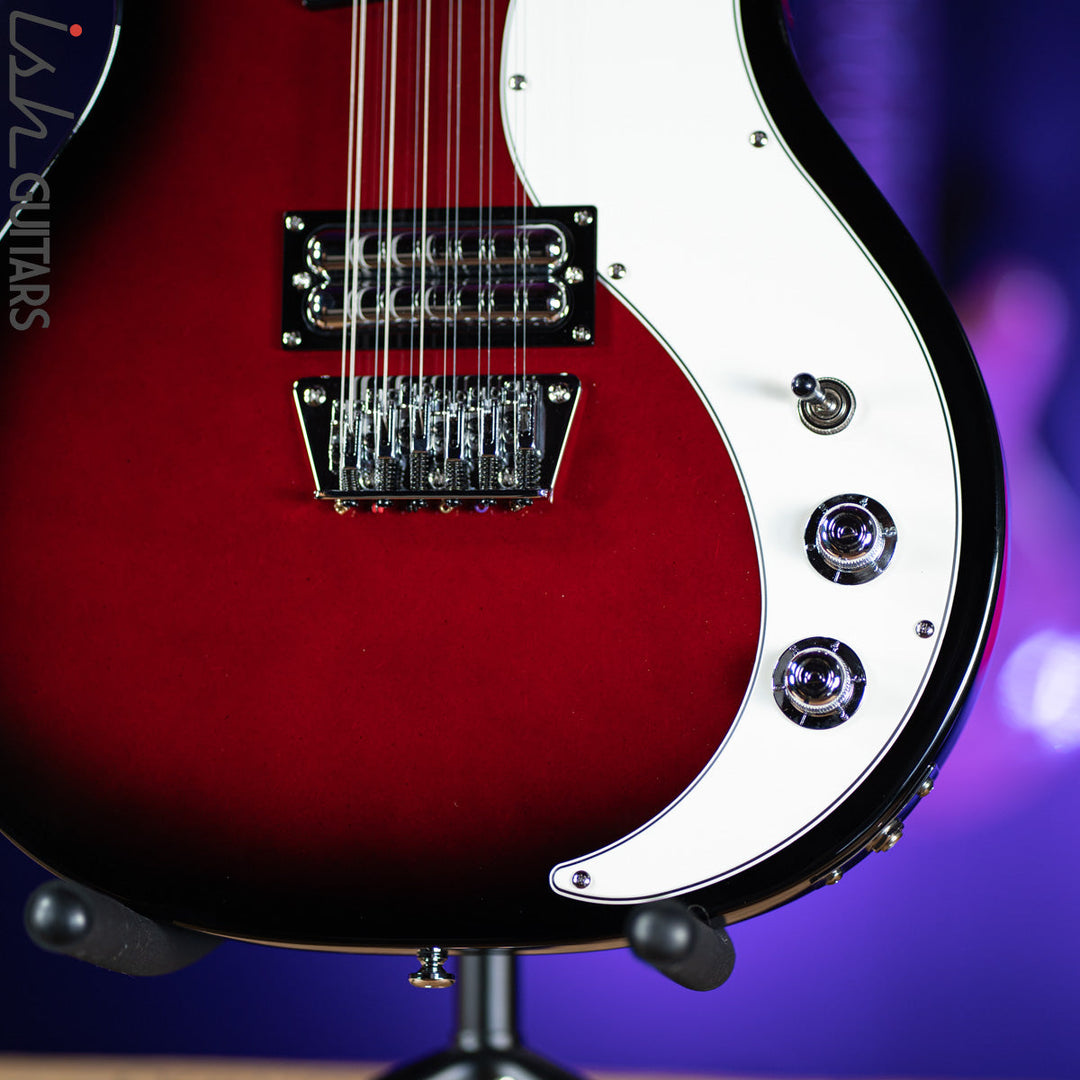 Danelectro 59x12 12-String Electric Guitar Red Burst