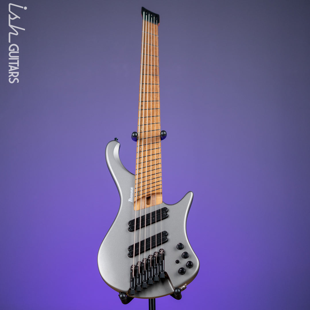 Ibanez EHB1006MS 6-String Headless Bass Metallic Grey Matte Demo