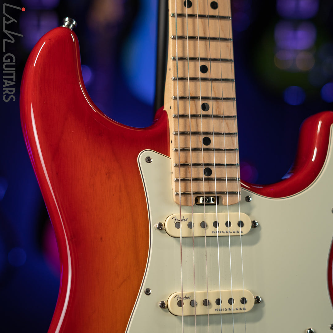 2019 Fender American Elite Stratocaster Aged Cherry Burst