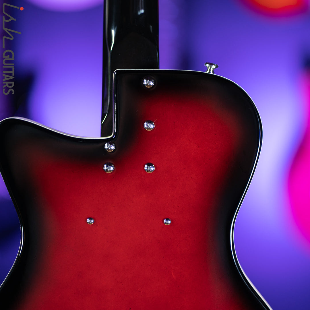 Danelectro 56 Singlecut Baritone Red Burst