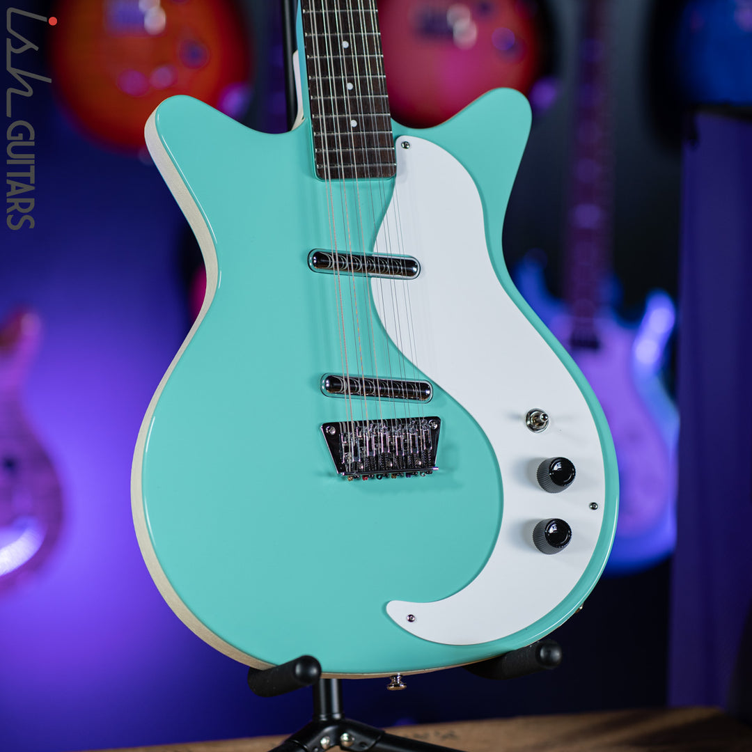 Danelectro 12SDC 12-String Electric Guitar Aqua