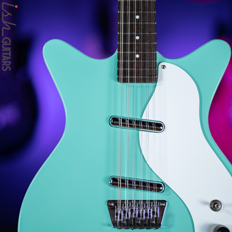 Danelectro 12SDC 12-String Electric Guitar Aqua