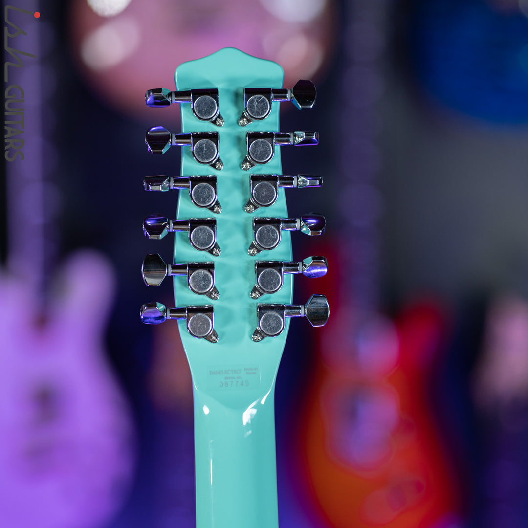 Danelectro 12SDC 12-String Electric Guitar Aqua