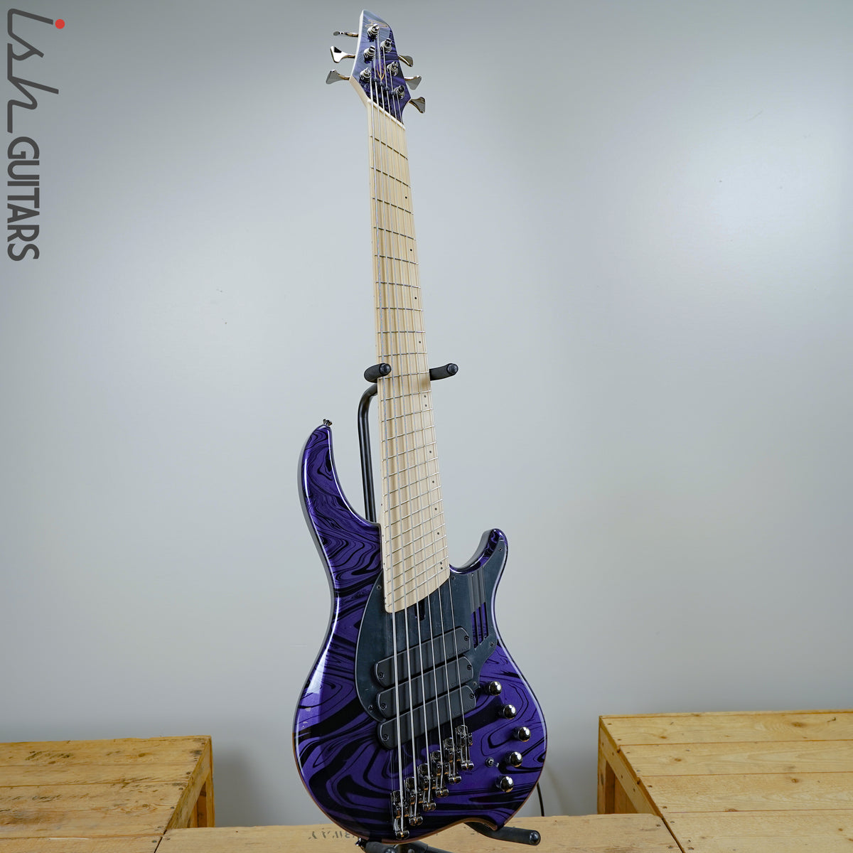 Dingwall NG-3 6 String Bass Purple Metallic Swirl – Ish Guitars