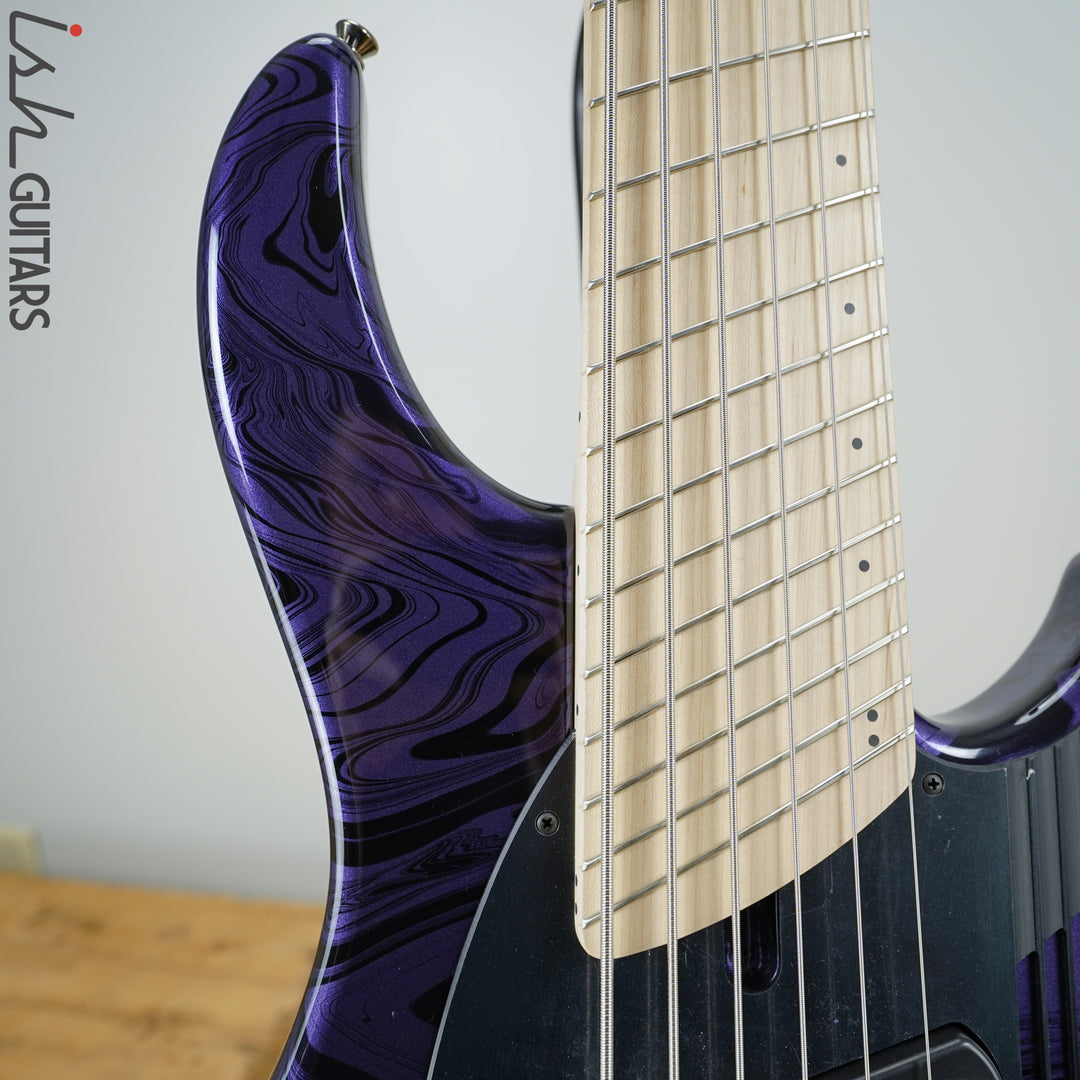 Dingwall NG-3 6 String Bass Purple Metallic Swirl
