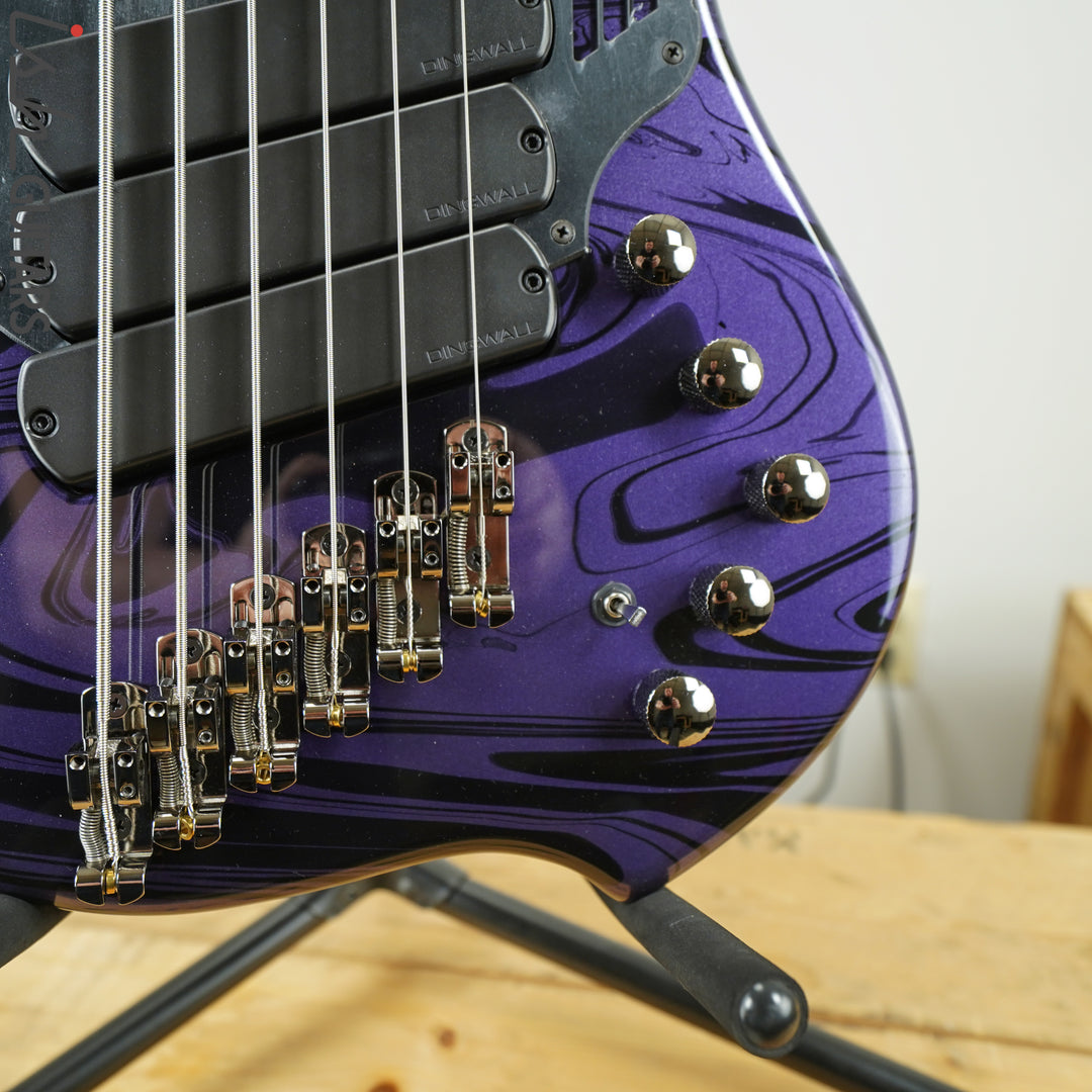 Dingwall NG-3 6 String Bass Purple Metallic Swirl