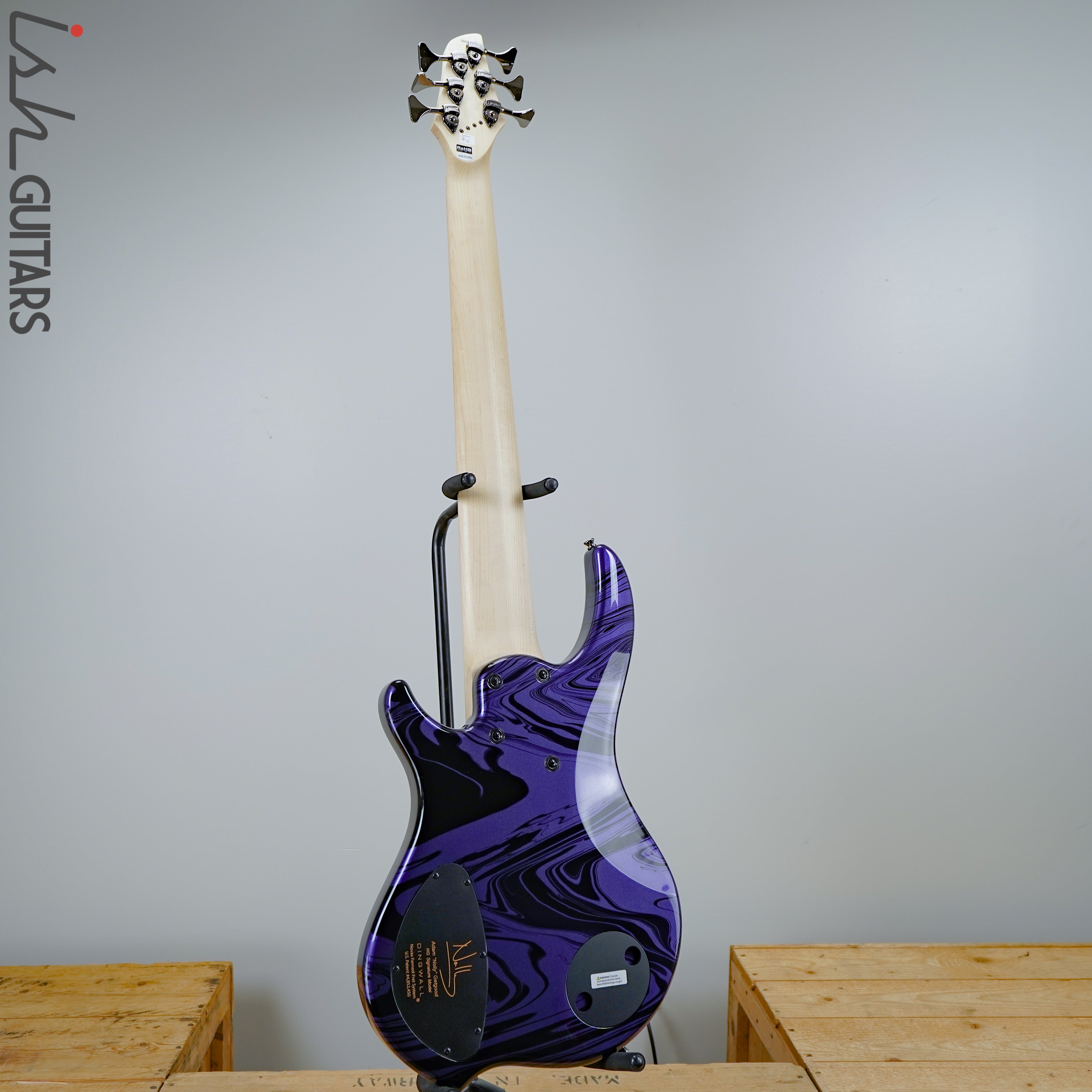 Dingwall NG-3 6 String Bass Purple Metallic Swirl – Ish Guitars