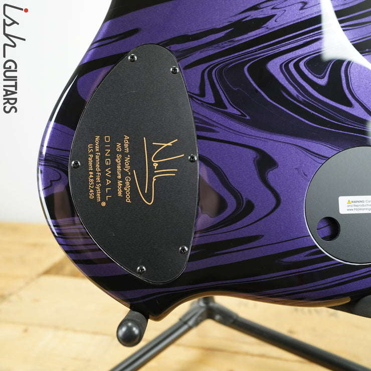 Dingwall NG-3 6 String Bass Purple Metallic Swirl