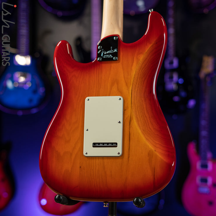 2019 Fender American Elite Stratocaster Aged Cherry Burst