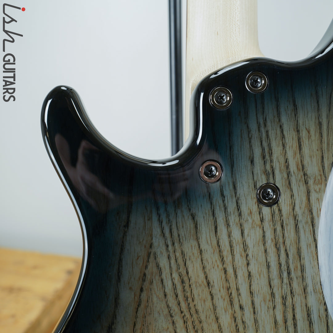 Dingwall Combustion 4 String 3 Pickup 2 Tone Blackburst Pau Ferro